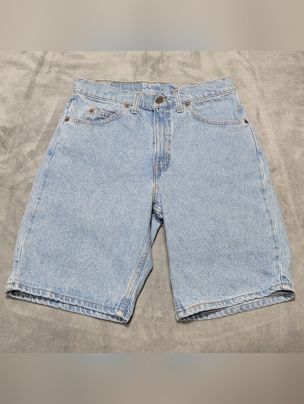 Vintage 1996 Levi’s 550 Orange Tab Relaxed Fit Men's Denim Jorts Size 31